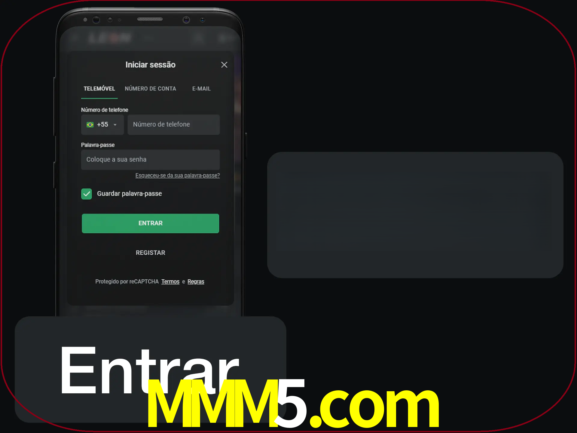 Faça o login para começar a apostar e jogar no cassino.